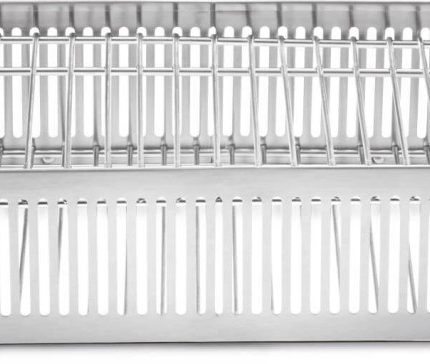 Cesta em Aço Inoxidável para Rotisserie