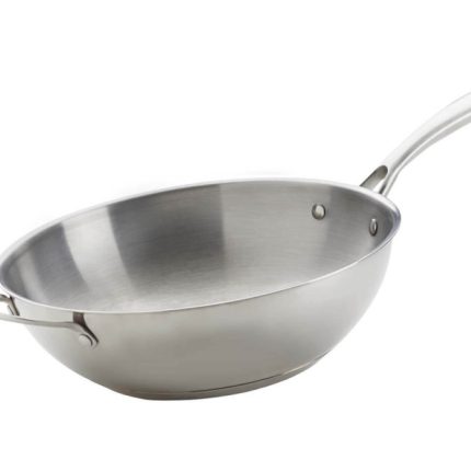Wok Aço Inoxidável 30 cm