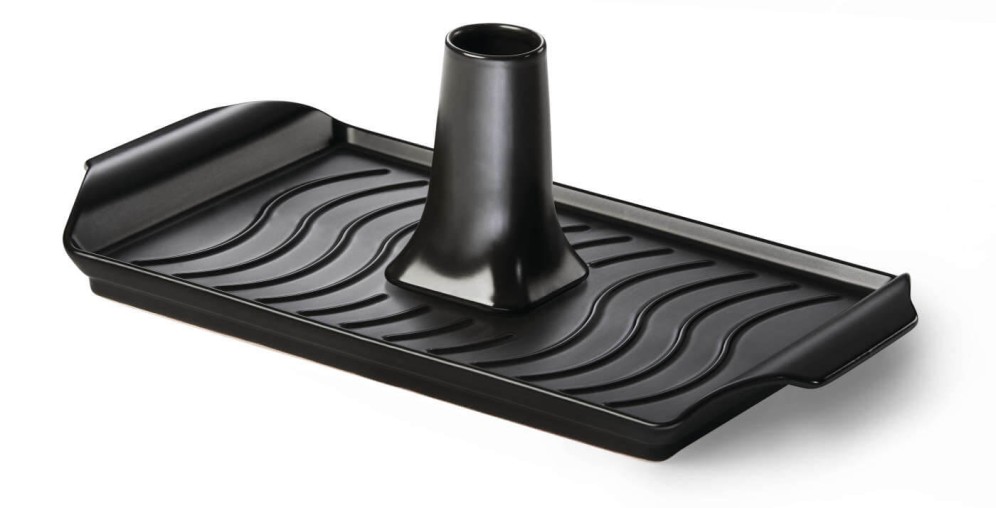 Plancha em Cerâmica com Suporte para frango Plancha em Cerâmica com Suporte para frango