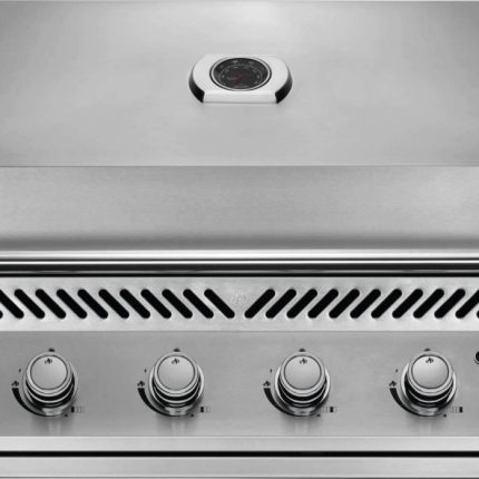Grelhador a gás de encastre ideal para cozinhas no exterior