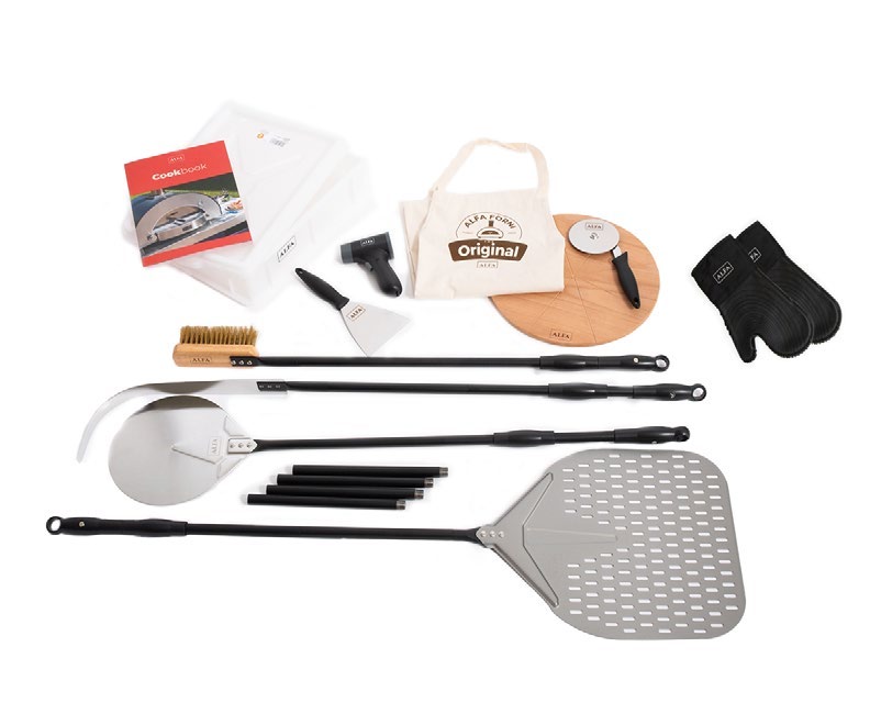 Alfa Forni Kit Pizzaiolo Large 12 peças Kit Pizzaiolo Alfa Forni Large de 12 peças